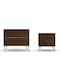 Manhattan Comfort Rockefeller Dresser and Nightstand Set, Brown 104GMC5 - alternate 8